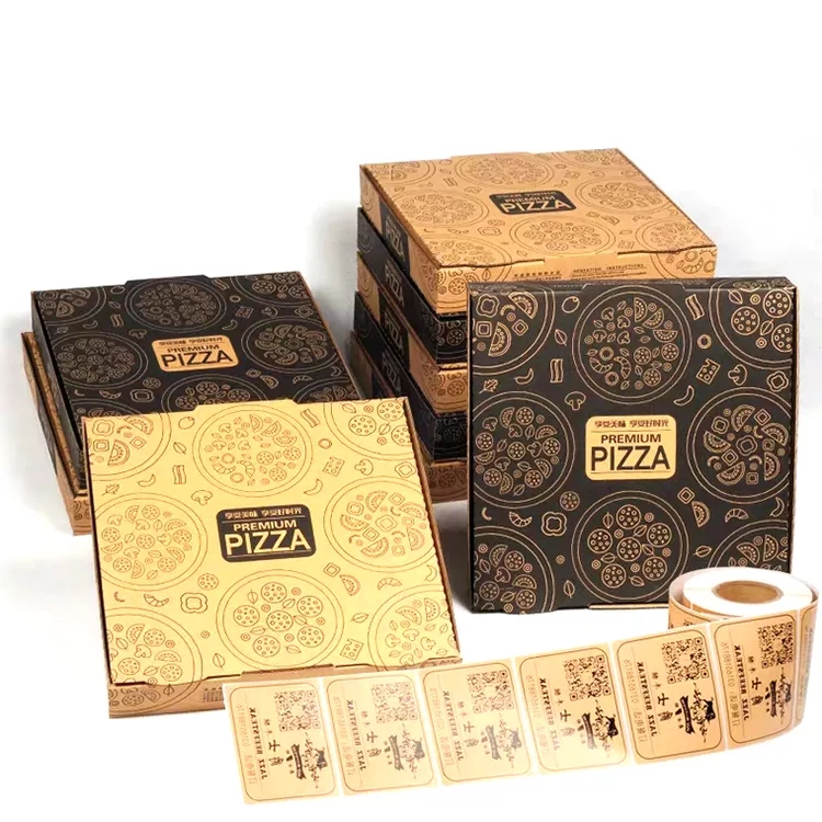 Hộp pizza giấy Kraft